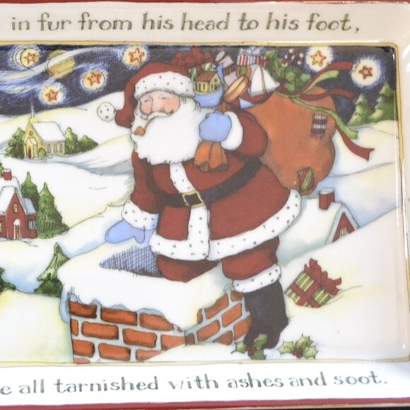 Portmirion Studio Sandwich Tray A Christmas Story With Box Entertaining - Picture 3 of 5